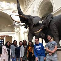 TRIO TPSSS Students and Staff at the Field Museum